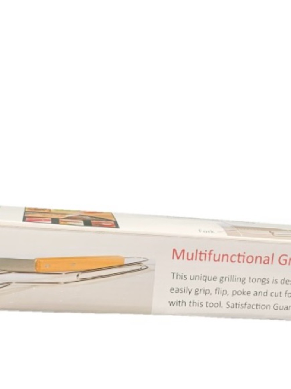 ienjoyware Multifunctional Grilling Tongs with Yellow Handle